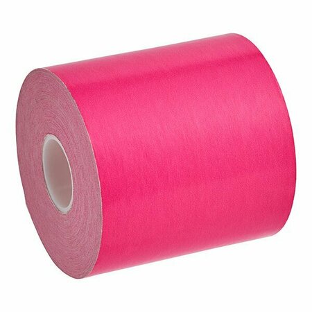 MAXSTICK PlusD 3 1/8'' x 170' Pink Diamond Adhesive Thermal Linerless Sticky Label Paper Roll, 12PK 105318170PDP